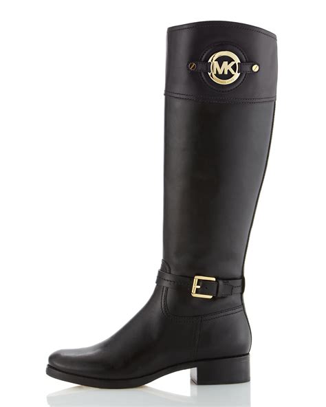 michael kors stockard riding boot black|michael kors stockard riding boots : Women's Shoes.